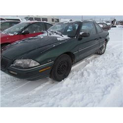 1994 Pontiac Grand Am Green SALVAGE