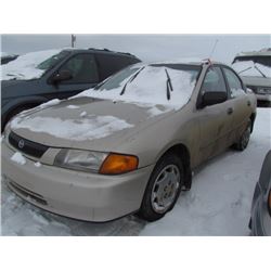 1998 Mazda Protege Grey SALVAGE