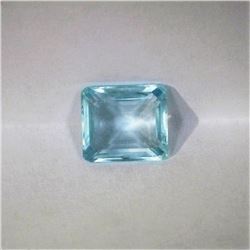 3.87ct Aquamarine Emerald cut