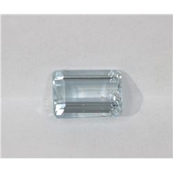 3.35ct Aquamarine emerald cut