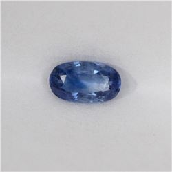 0.81ct Natural blue ceylon Sapphire oval cut