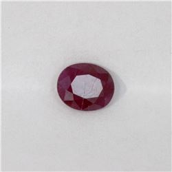 0.71ct Natural ruby oval cut