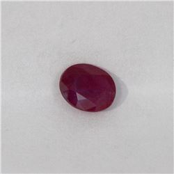 0.68ct Natural ruby oval cut