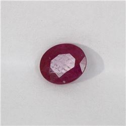 1.05ct Natural ruby oval cut