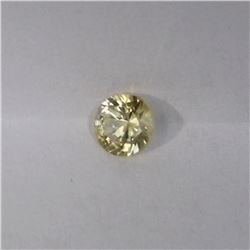 0.67ct Natural ceylon yellow Sapphire round cut