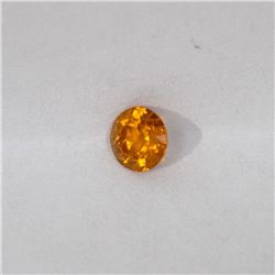 0.31ct Natural spessartite round cut