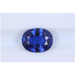 GIA 4.12ct Natural Blue Ceylone Sapphire oval