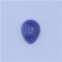 5.708ct Tanzanite cab pear cut