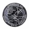 Image 1 : 2016 5oz Silver ATB Cumberland Gap Kentucky Silver Coin