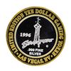 Image 1 : .999 Silver Boomtown Hotel & Casino Las Vegas $10 Limited Edition Gaming Token