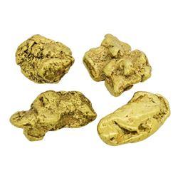 Lot of (4) Alaskan Gold Nuggets 11.9 Grams