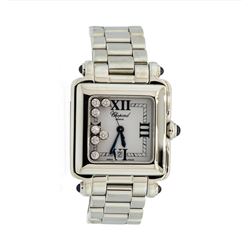 Chopard Happy Sport Square Stainless Steel Ladies Wristwatch