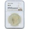 Image 1 : 1921-S $1 Morgan Silver Dollar Coin NGC MS62