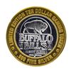 Image 2 : .999 Silver Buffalo Bills Resort & Casino $10 Limited Edition Gaming Token