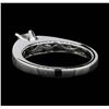 Image 3 : 14KT White Gold 0.78 ctw Diamond Ring