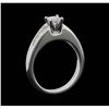 Image 4 : 14KT White Gold 0.78 ctw Diamond Ring