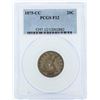 Image 1 : 1875-CC Seated Liberty Twenty Cent Piece Coin PCGS F12