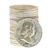 Image 1 : Roll of (20) 1958-D Brilliant Uncirculated Franklin Half Dollar Coins