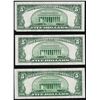 Image 2 : Lot of (3) 1953 $5 Silver Certificate Notes