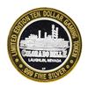 Image 2 : .999 Silver Colorado Belle Laughlin, Nevada $10 Casino Limited Edition Gaming To