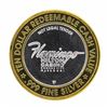 Image 2 : .999 Silver Flamingo Hilton $10 Casino Limited Edition Gaming Token