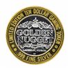 Image 2 : .999 Silver Golden Nugget Laughlin, NV $10 Casino Limited Edition Gaming Token