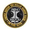 Image 2 : .999 Silver Reno Hilton Nevada $10 Casino Limited Edition Gaming Token