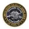 Image 1 : .999 Silver Treasure Island Las Vegas $10 Casino Gaming Token Limited Edition