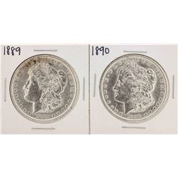 1889-1890 $1 Morgan Silver Dollar Coins