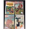 Image 1 : VINTAGE COMIC BOOK LOT (KORAK, JOHNNY APPLESEED, THE BEARSKIN SOLDIER, DAFFY DUCK)