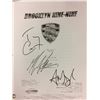 Image 2 : AUTOGRAPHED BROOKLYN NINE-NINE "THE TAGGER" TV SHOW DRAFT (ANDY SAMBERG, TERRY CREWS, FUMERO)