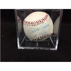 PETE ROSE AUTOGRAPHED BASEBALL