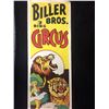 Image 3 : VINTAGE 1950's AUTHENTIC BILLER BROS CIRCUS POSTER