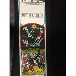 VINTAGE 1950's AUTHENTIC MILLS BROS CIRCUS POSTER