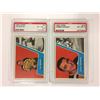 Image 1 : 1963 TOPPS #5 LEO BOIVIN & 1963 TOPPS #19 FORBES KENNEDY (PSA)