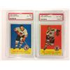 Image 1 : 1957 TOPPS #25 GUS MORTSON & 1957 TOPPS #3 BOB ARMSTRONG (PSA)