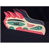 Image 1 : NATIVE ART MASK "EAGLE" BY LAURENCE ANDREW (18" X 8)