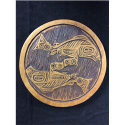 WEST COAST VINTAGE NATIVE WOODEN ART (12")