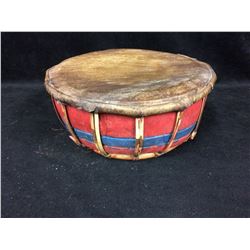 NATIVE ART HAND DRUM (12" X 4")