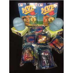 McDONALDS HOT WHEELS & MVP BASEBALL PLAYERS COLLECTOR PIN SERIES LOT