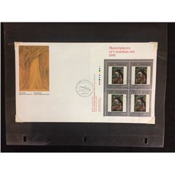 1991 MASTERPIECES OF CANADIAN ART STAMPS