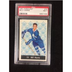 1961 PARKHURST #15 BILLY HARRIS (NM 7) PSA