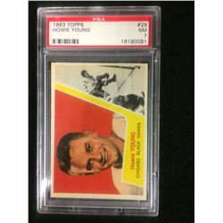 1963 TOPPS #29 HOWIE YOUNG (NM 7) PSA