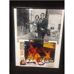 KEVIN McCARTHY & DANA WYNTER AUTOGRAPHED INVASION OF THE BODY SNATCHERS  FRAMED MOVIE POSTER