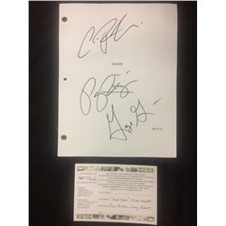 AUTOGRAPHED RED OAKS "PILOT" DRAFT W/ COA (PAUL REISON, CRAIG ROBERTS)