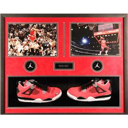 Michael Jordan Signed Bulls 25x31x4 Custom Framed Shoe Shadowbox Display (UDA COA)