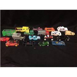 VINTAGE DIE CAST TOY CAR LOT