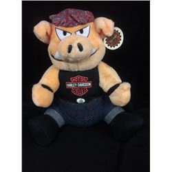 Harley Davidson Motorcycle Pig hog Plush Stuffed Toy Authentic