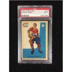 1959 PARKHURST #12 MARCEL BONN (NM 7) PSA