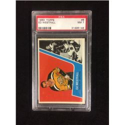 1963 TOPPS #8 ED WESTFALL (NM 7) PSA